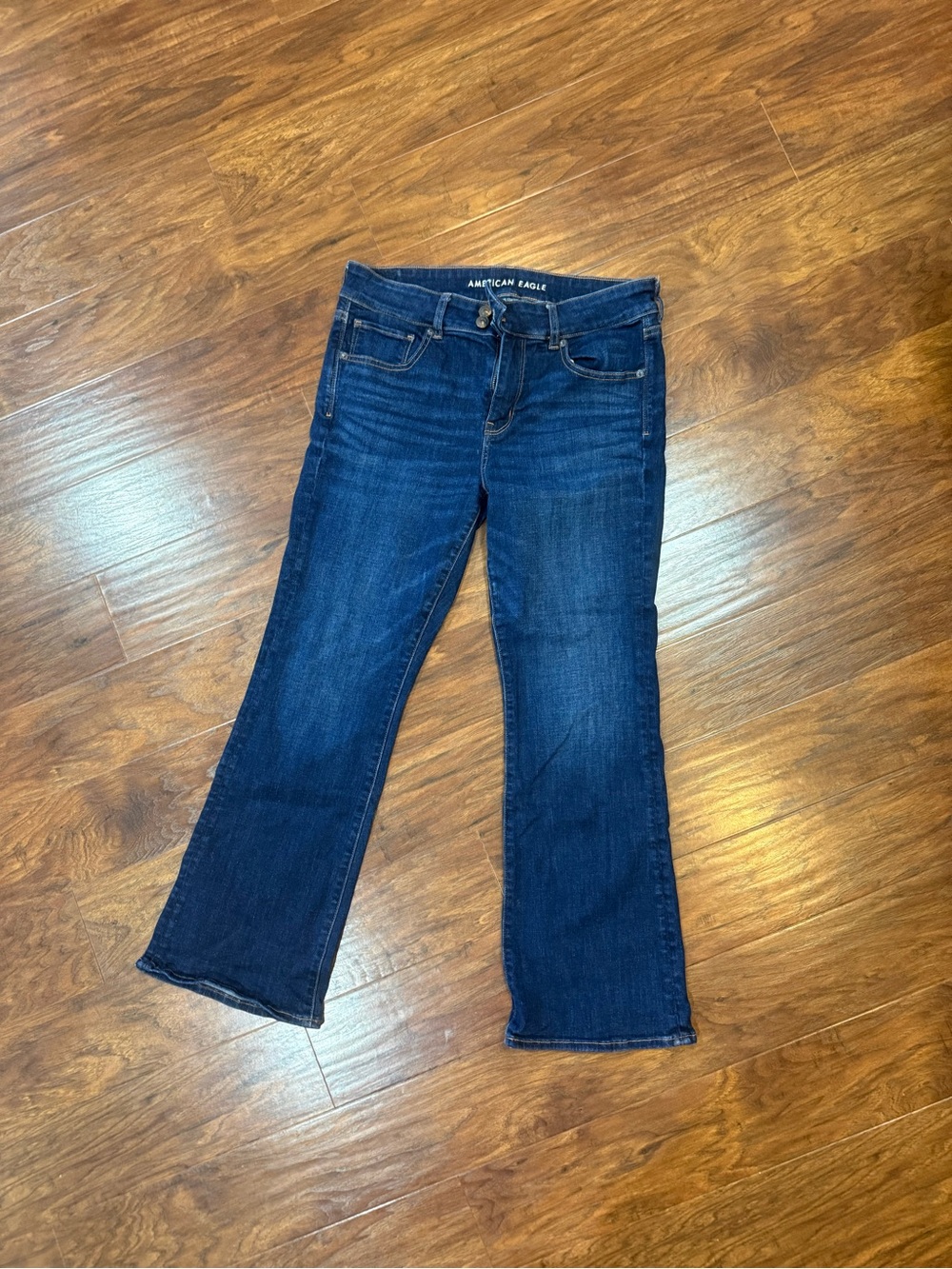 American Eagle Outfitters Women's Deep Indigo Bootcut Jeans